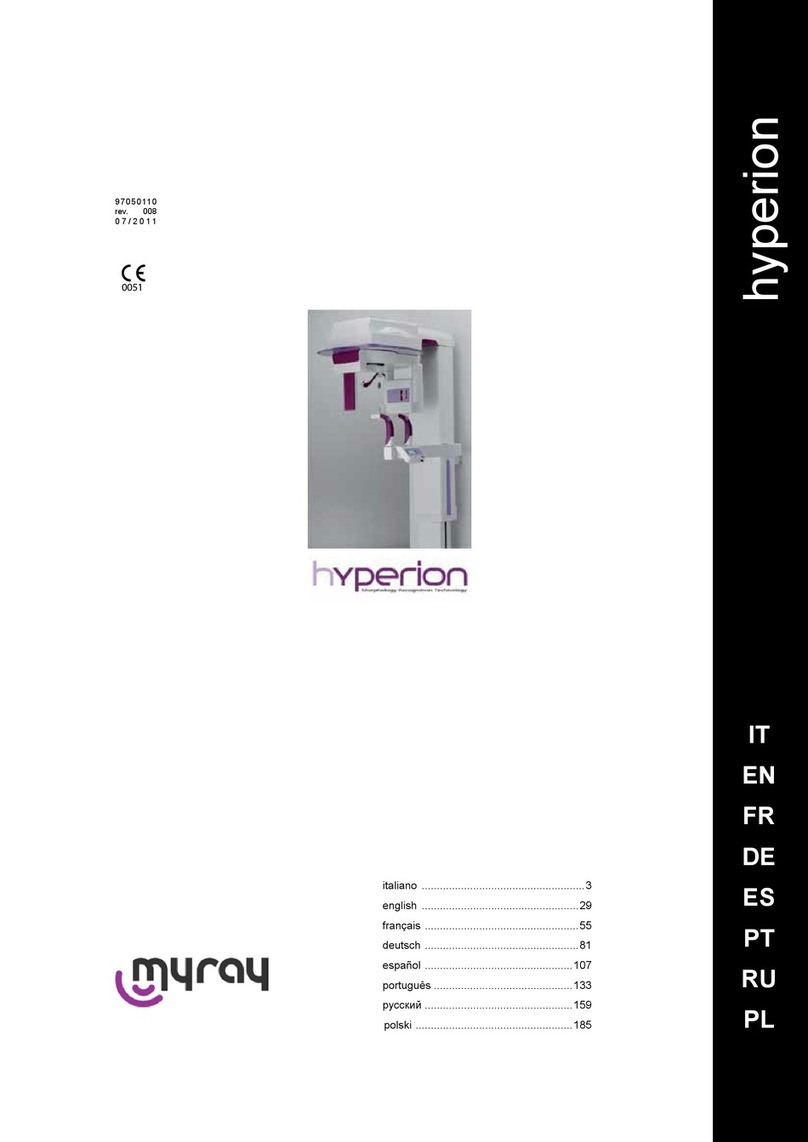 Myray hyperion Operating	 instruction