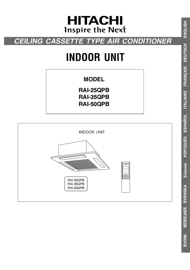 Hitachi RAI-25QPB User manual