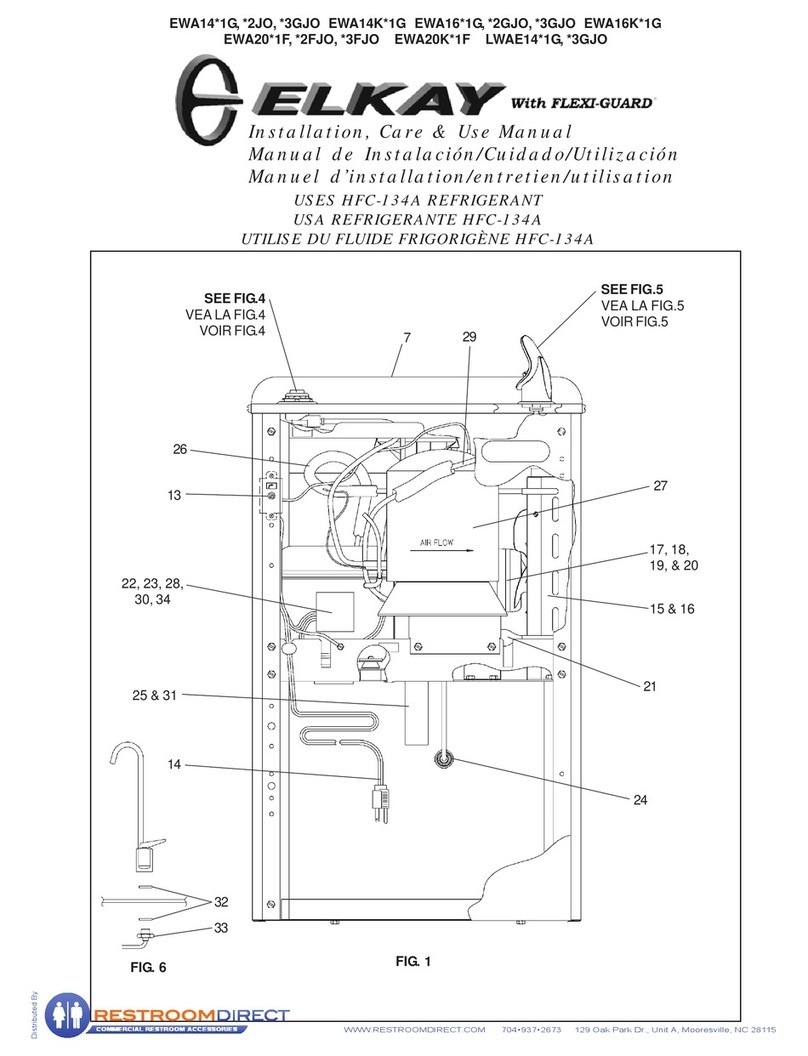 Elkay EWA14 1G Series Installation manual Elkay EWA14 1G Series Installation manual