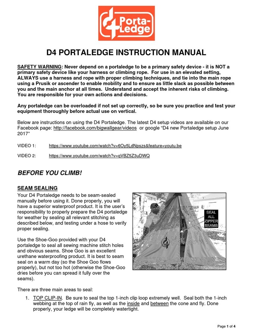 DURANGO D4 PORTALEDGE instruction manual