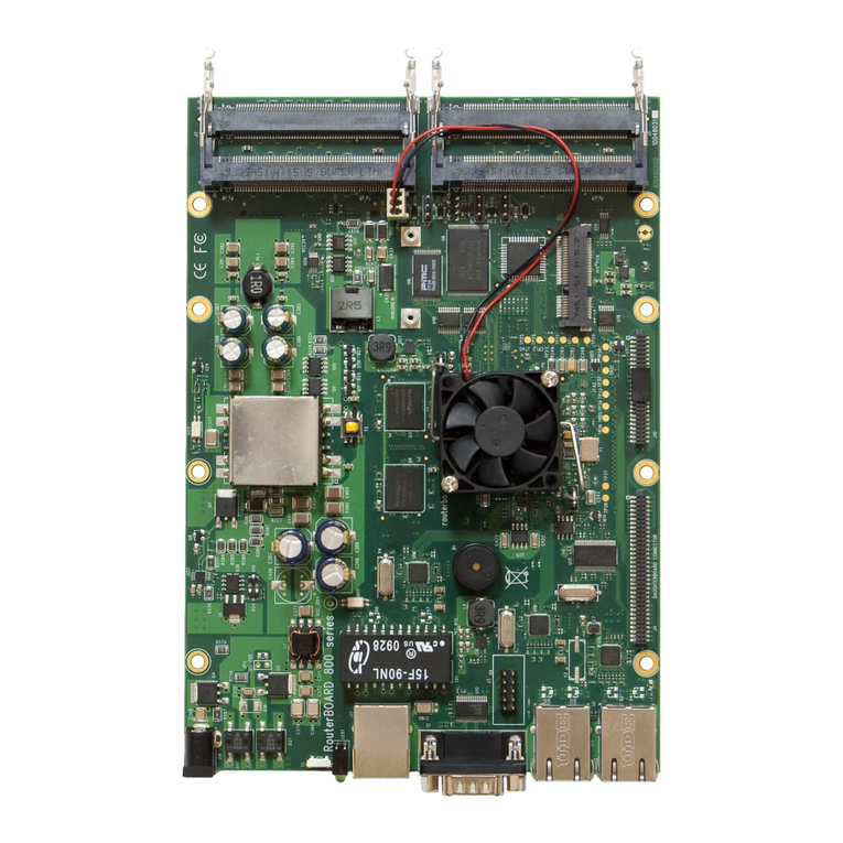 MikroTik RouterBOARD 800 Series User manual