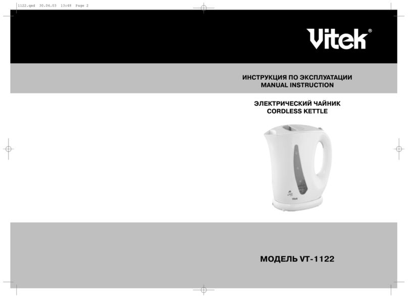 Vitek VT-1122 Manual instruction