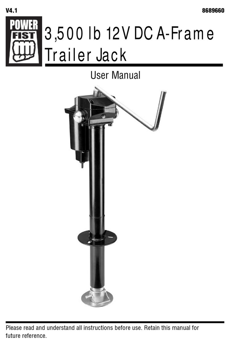 Power Fist Trailer Jack user manual
