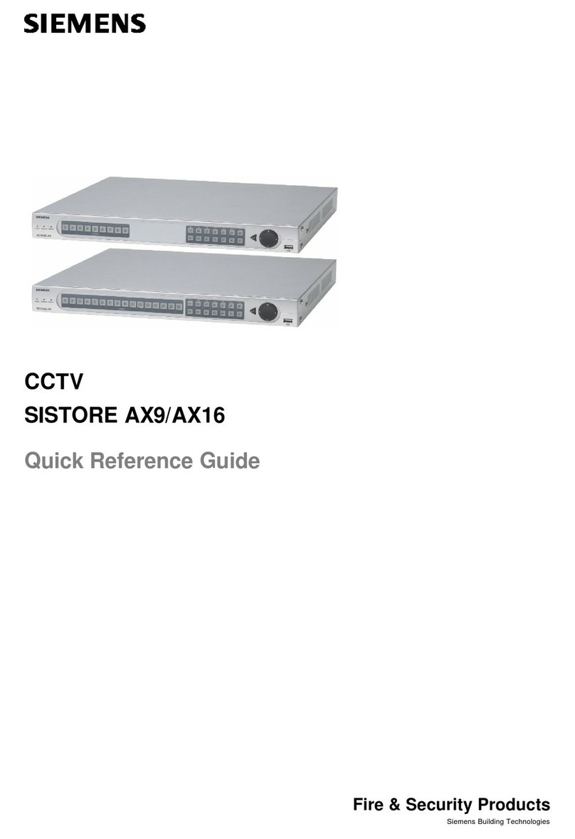 Siemens SISTORE AX9 User manual