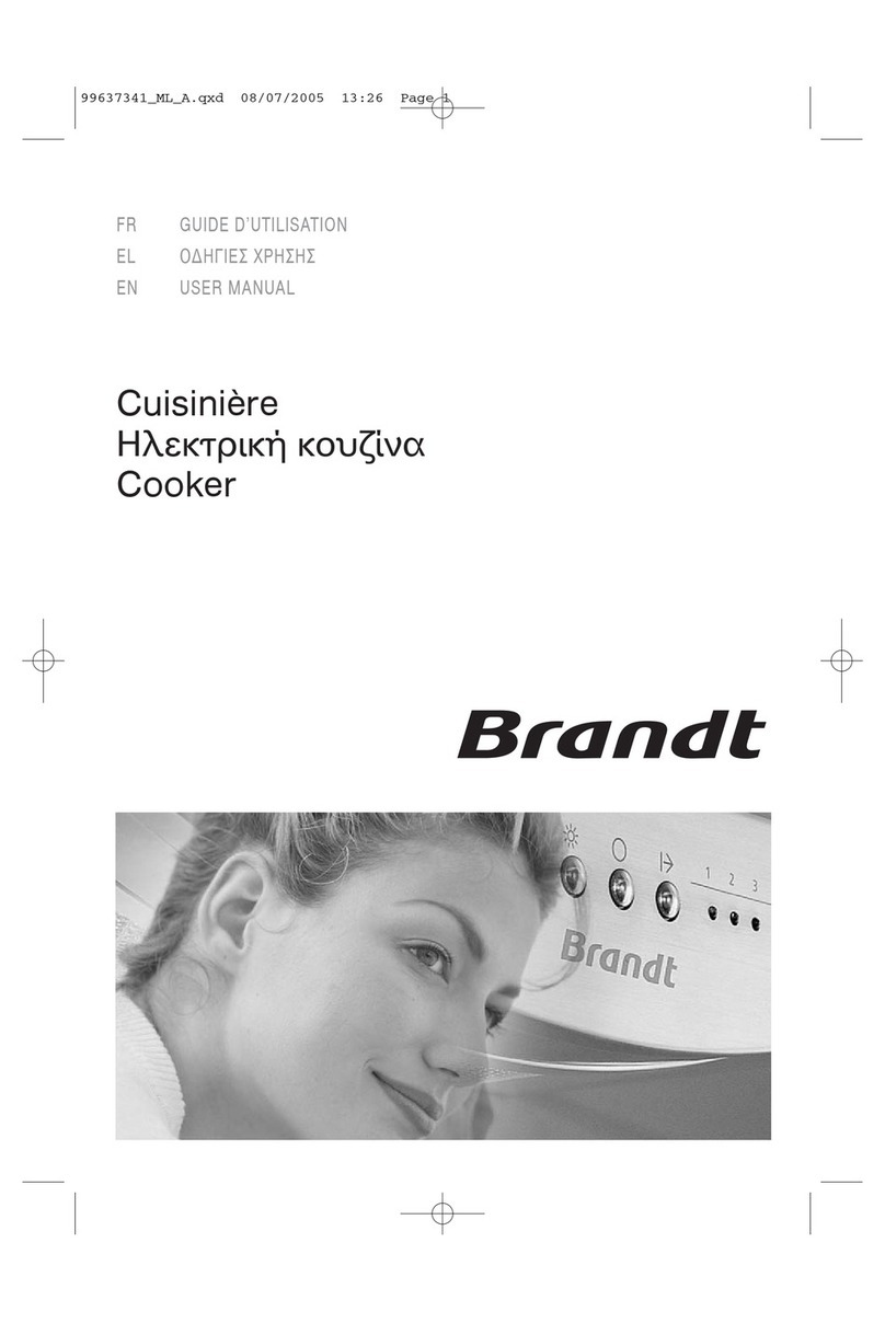 Brandt KV568 Series manual