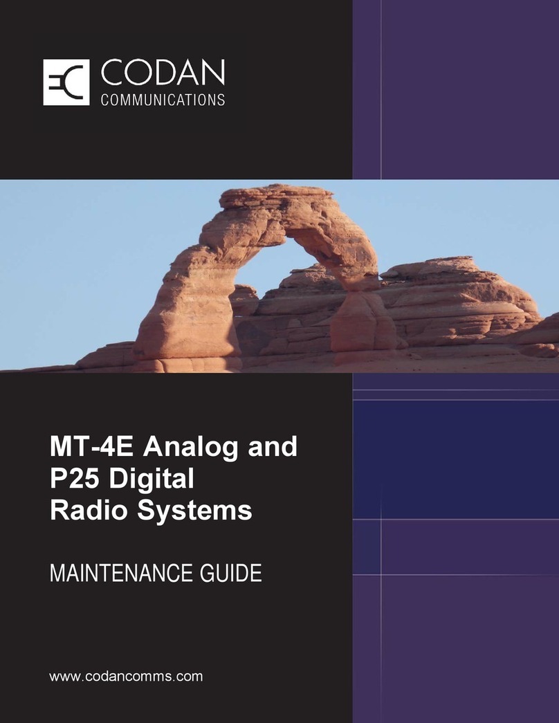 Codan MT-4E Maintenance Guide