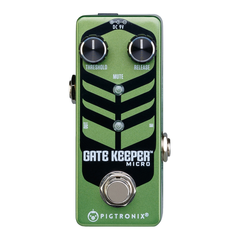 pigtronix Gatekeeper Micro user guide