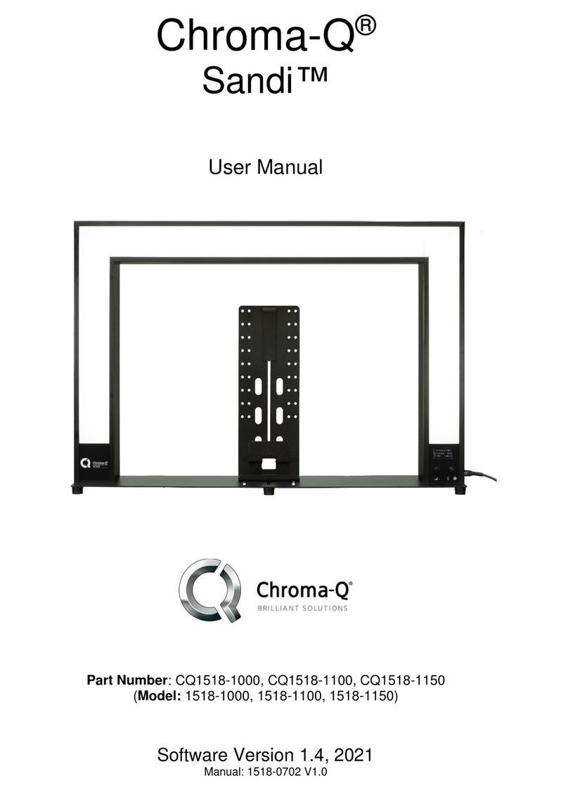 Chroma Sandi 1518-1000 User manual