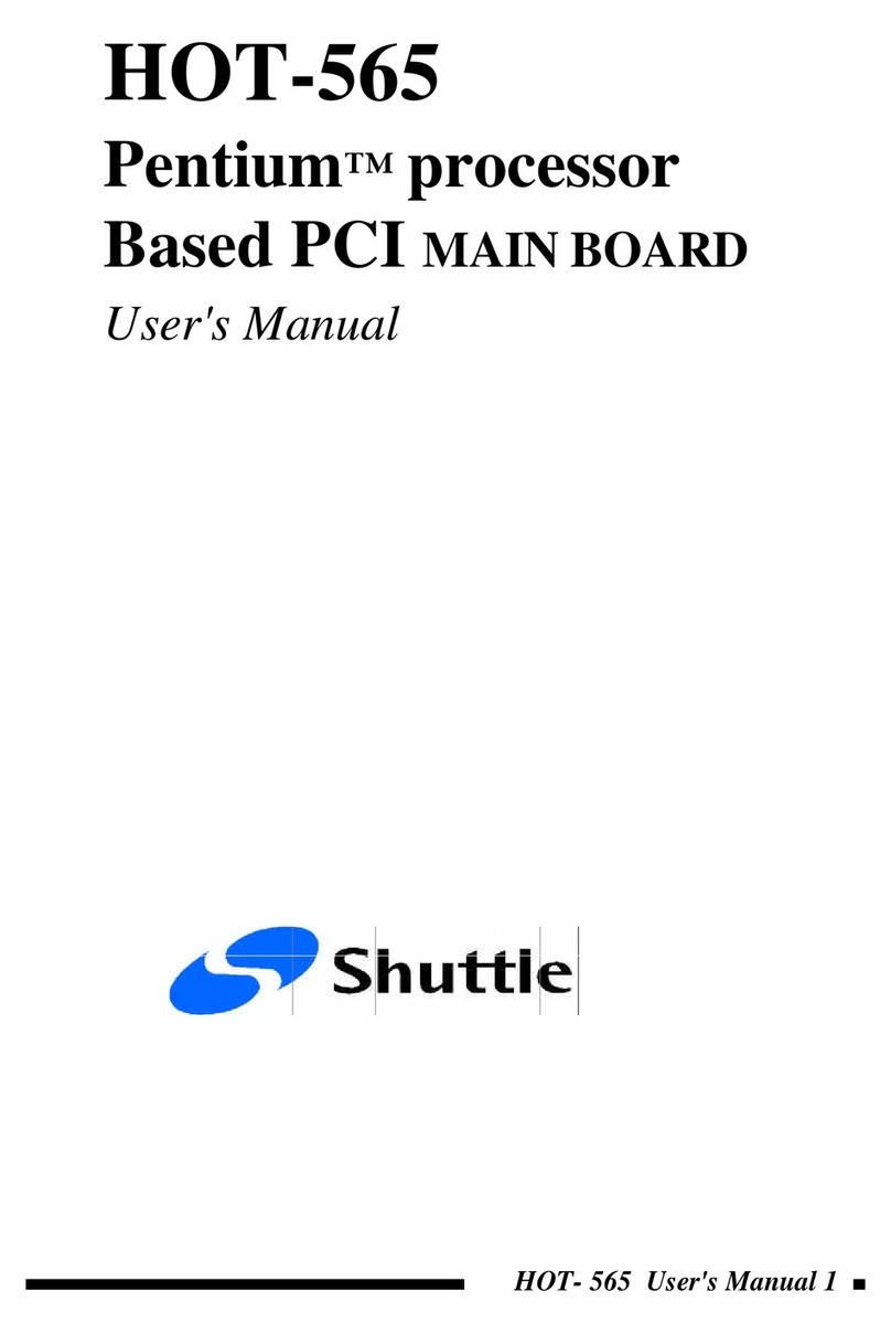 Shuttle HOT-565 User manual Shuttle HOT-565 User manual