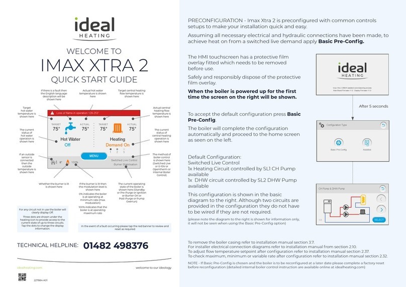 Ideal Heating IMAX XTRA 2 User manual