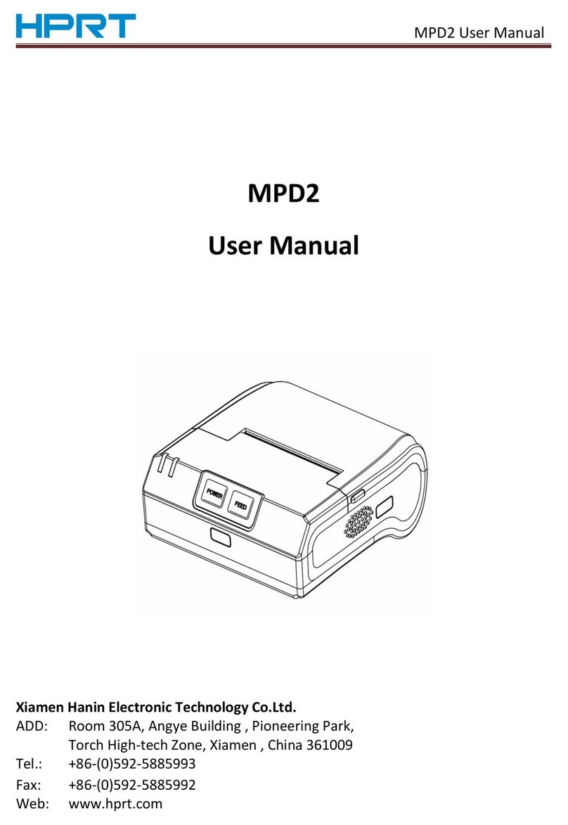 HPRT MPD2 User manual