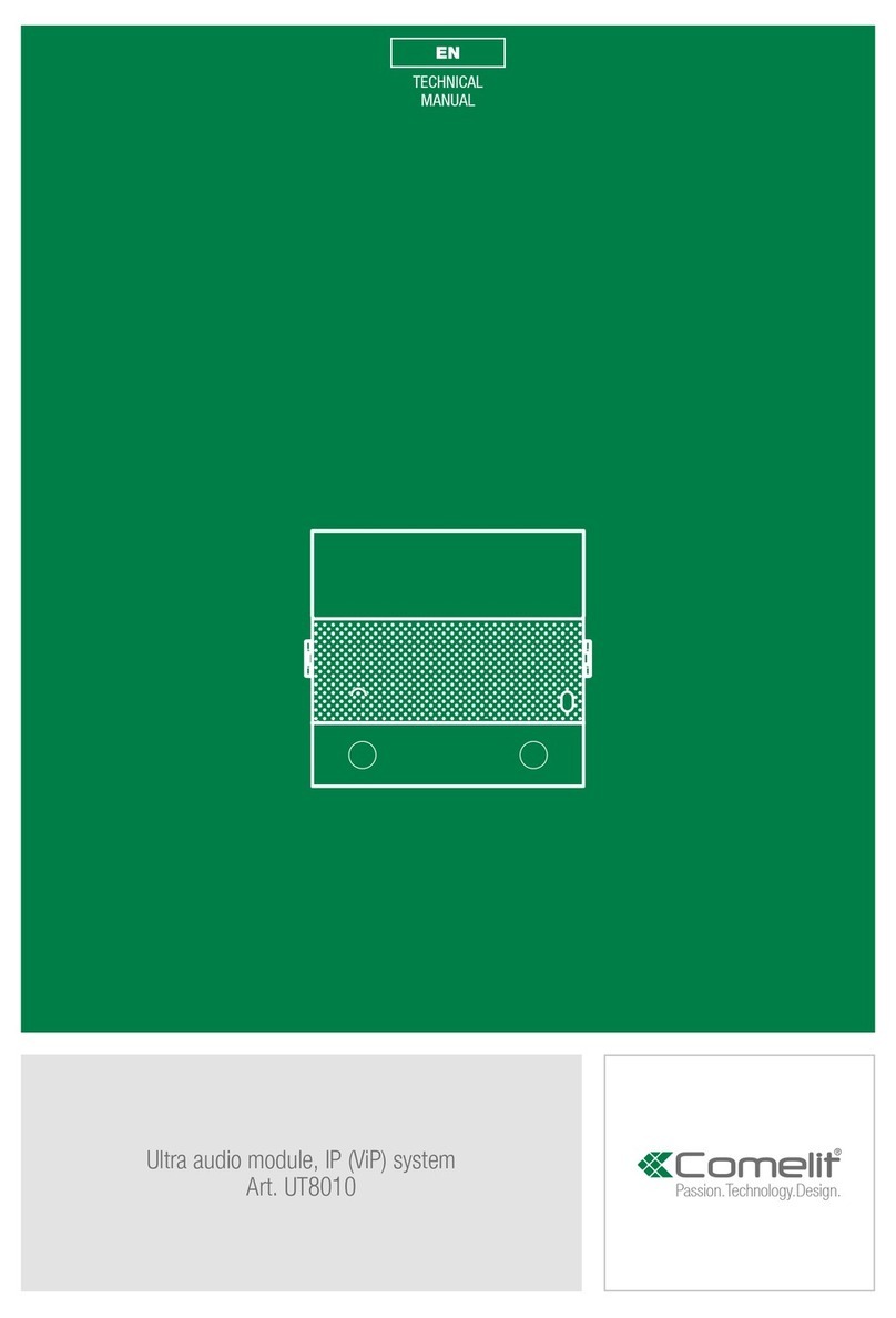 Comelit UT8010 User manual