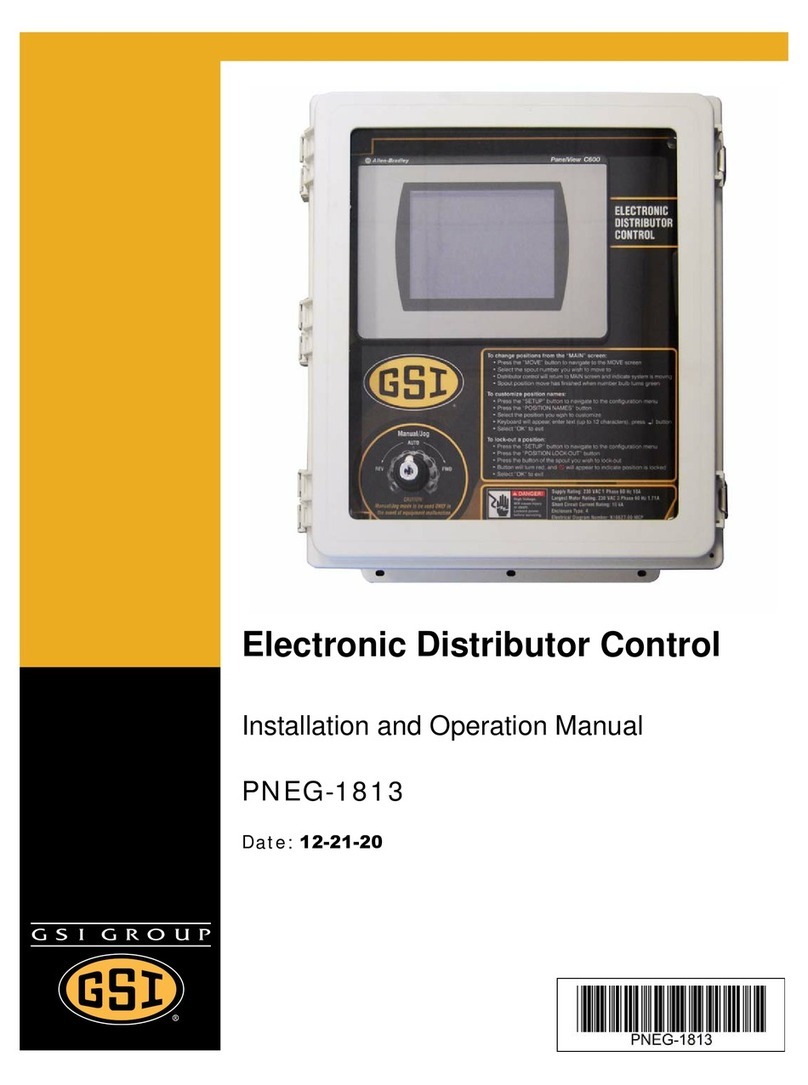 GSI Group PNEG-1813 Installation and operation manual