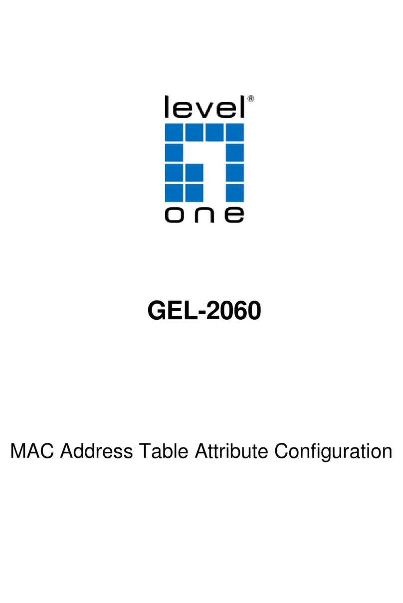 LevelOne GEL-2060 Quick guide