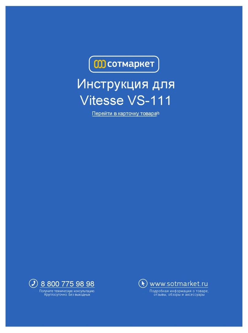 Vitesse Home Nouveau VS-111 User manual