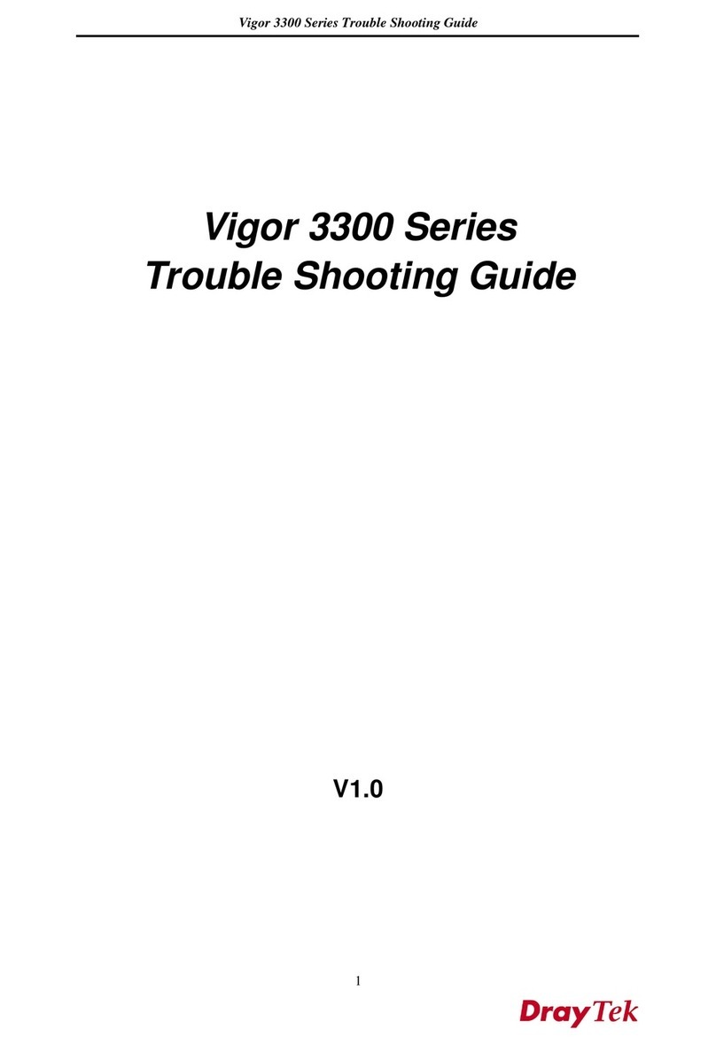 Draytek Vigor 3300 Series User manual