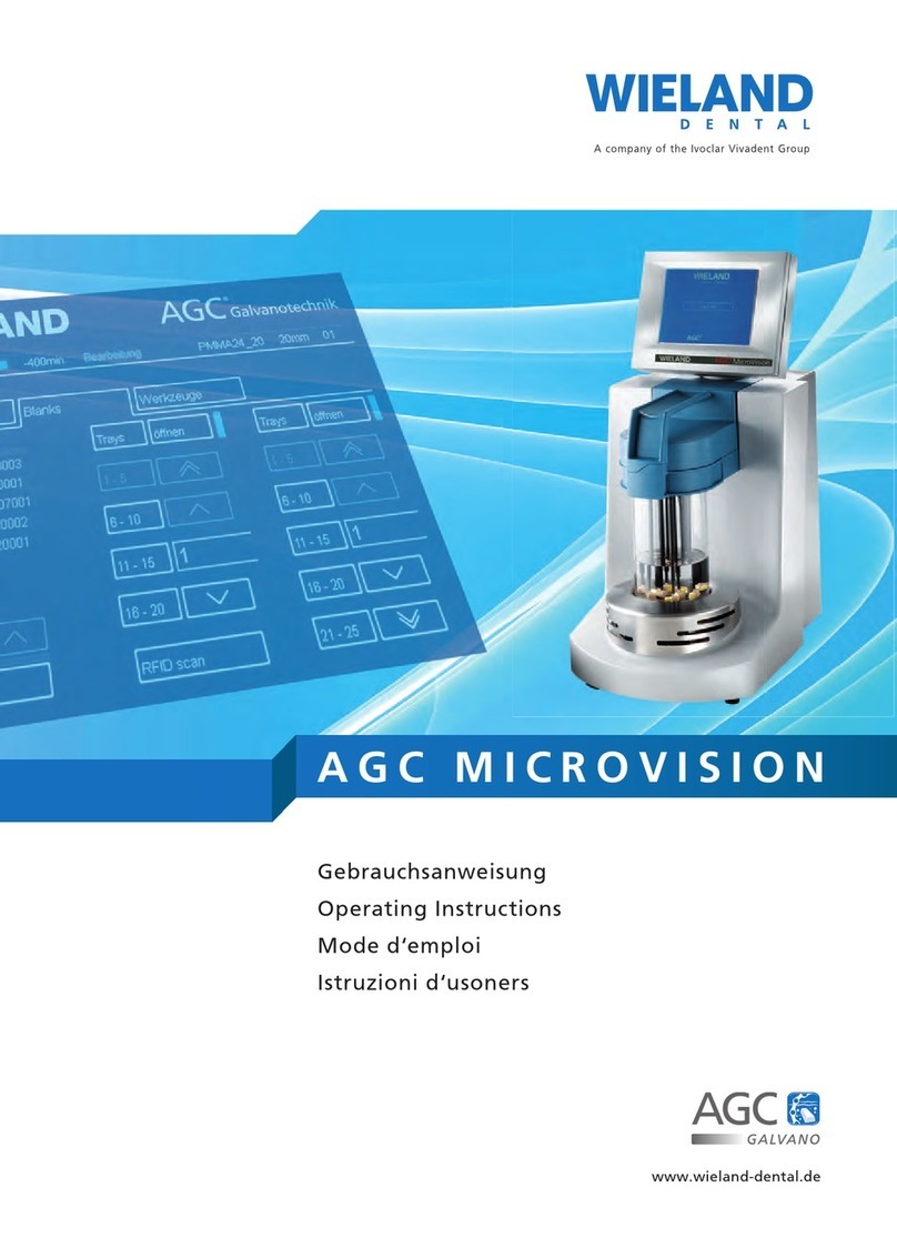 WIELAND Dental AGC MicroVision operating instructions