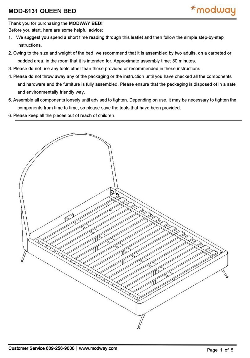 modway MOD-6131 manual