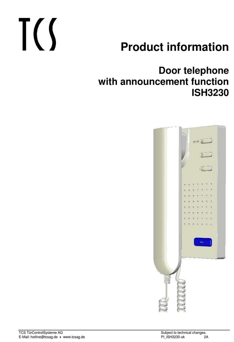 TCS ISH3230 User manual