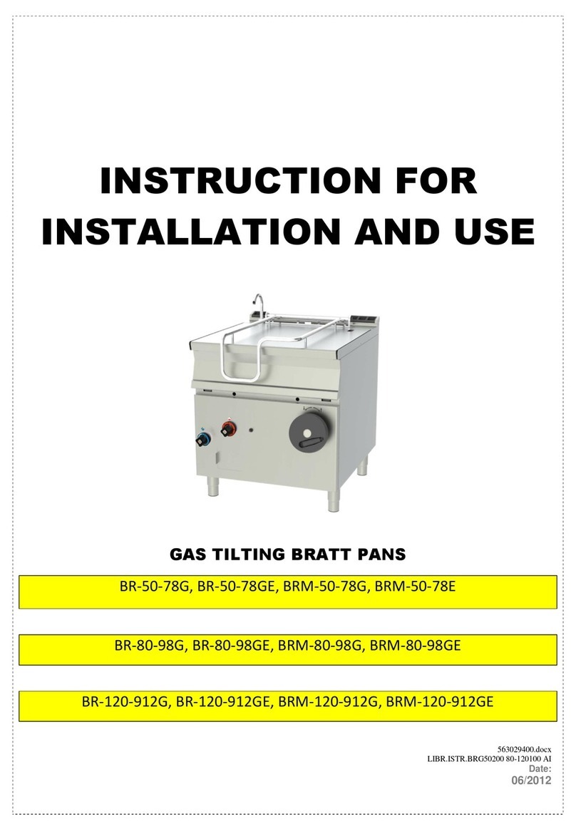 Lotus cooker BR-50-78G Instructions for installation and use