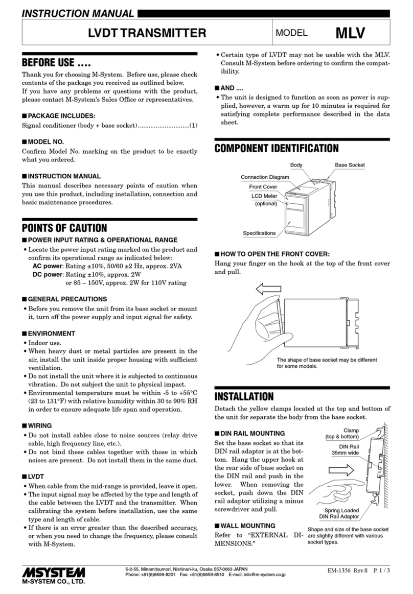 M-system MLV User manual