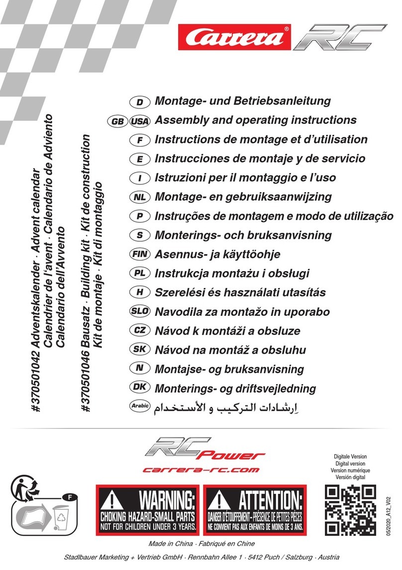 Carrera RC RC Power 370501042 Assembly and operating instructions
