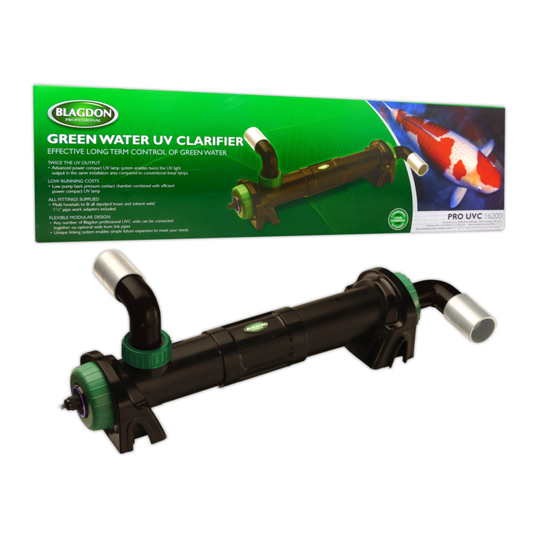 Blagdon PRO UVC 16200 Use and care manual