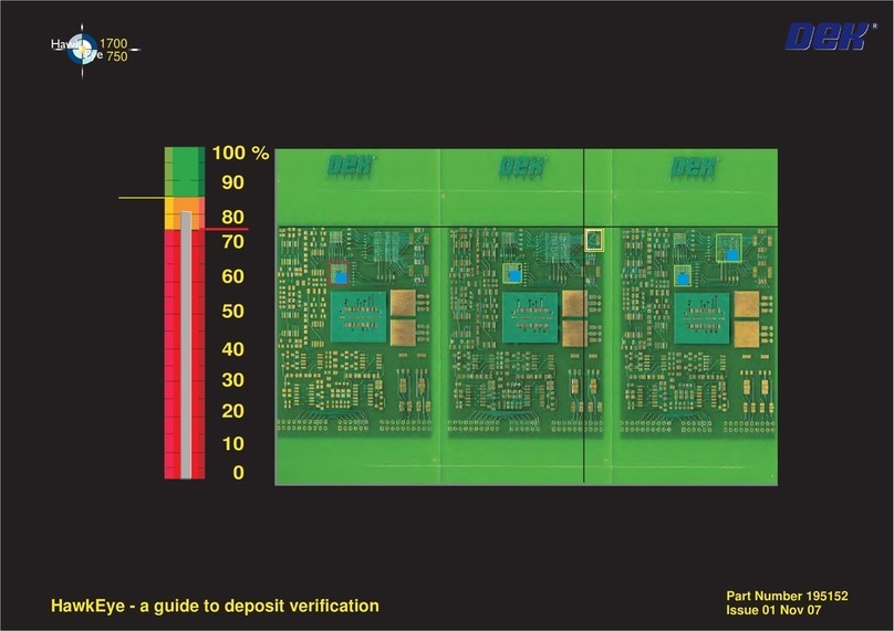 DEK Hawkeye User manual