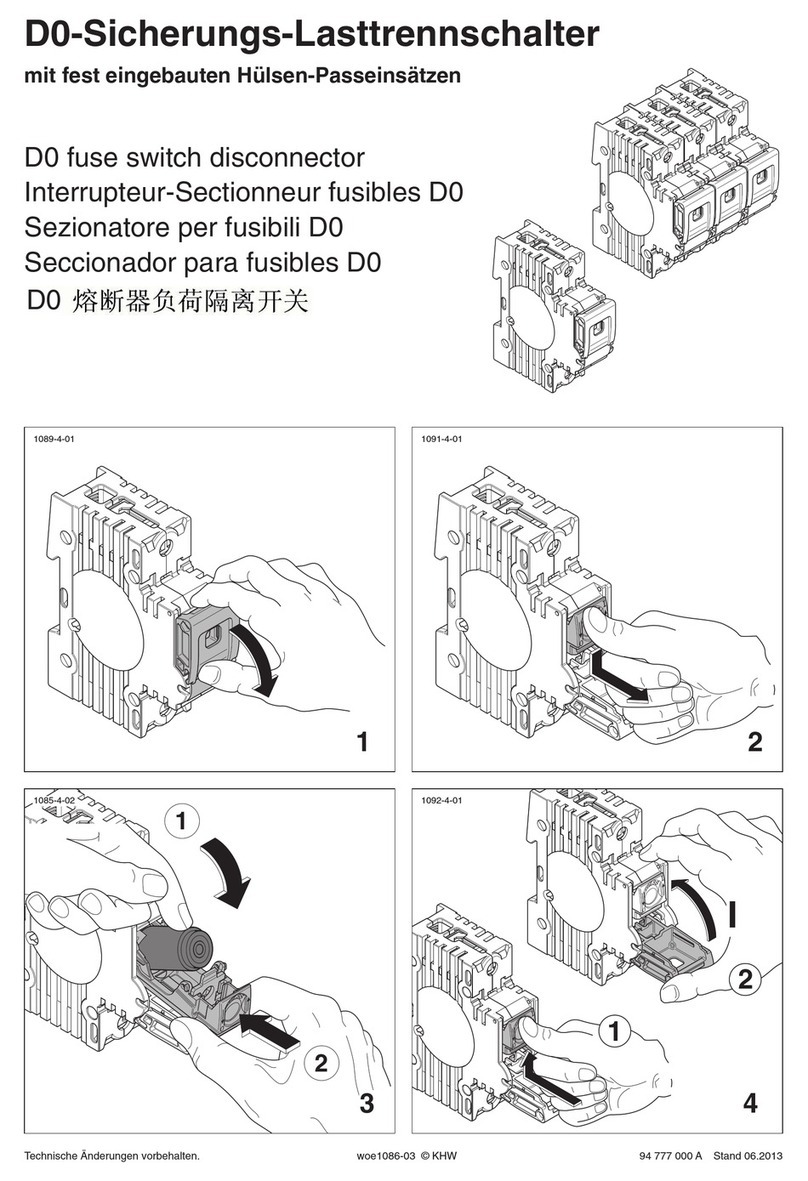 Wöhner SECUR Panel manual