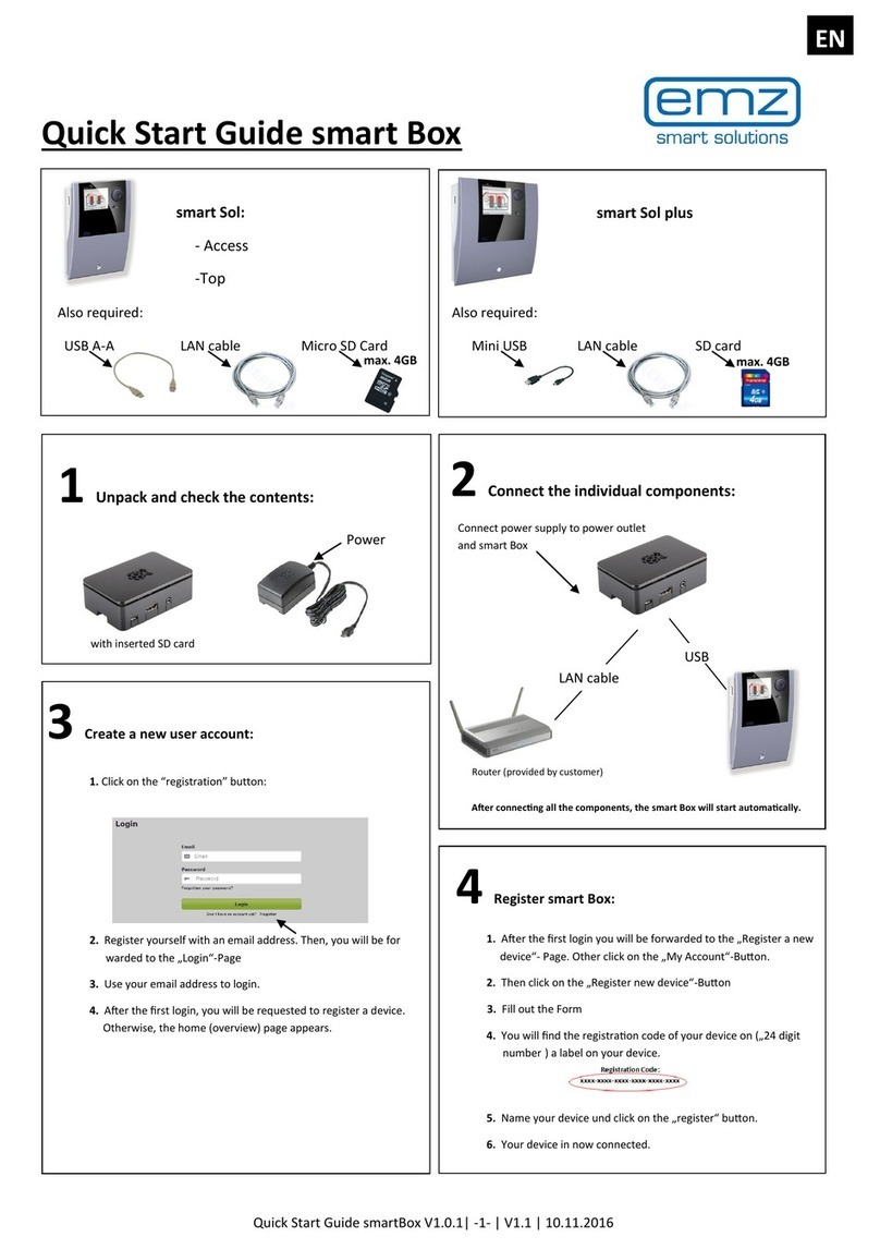 emz smart Box quick start guide