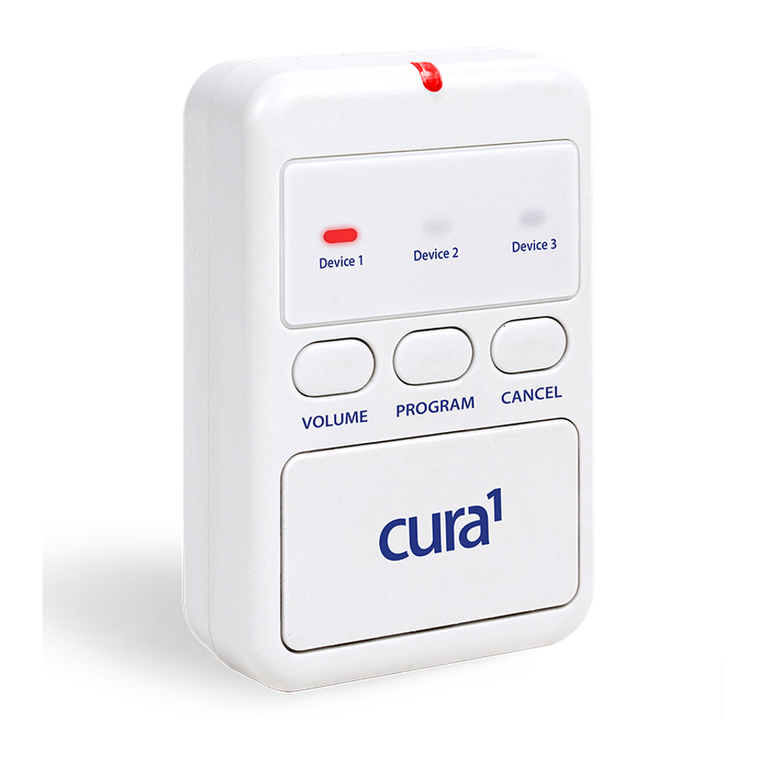 Cura1 ActiveCare 3508 quick start guide