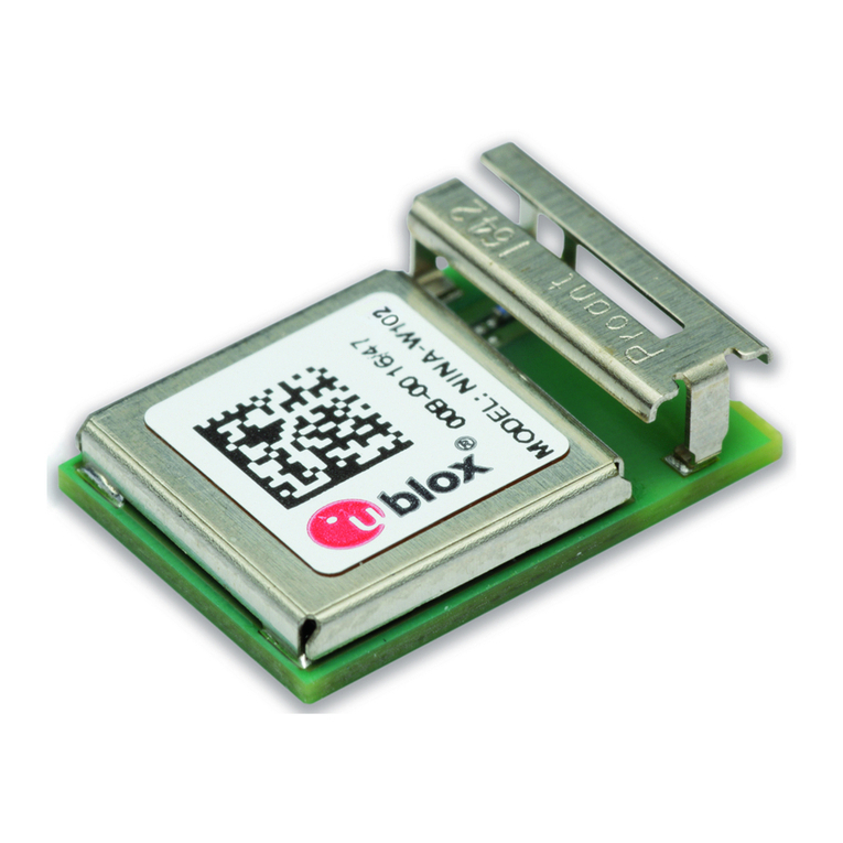 Ublox NINA-W1 Series user manual