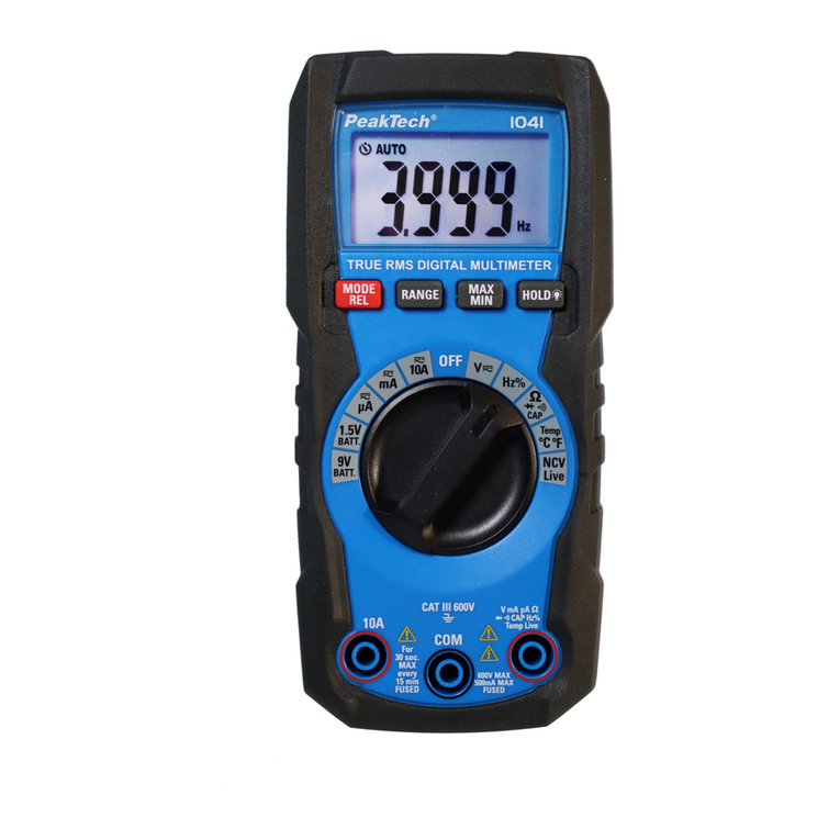 PeakTech 1040 User manual PeakTech 1040 User manual