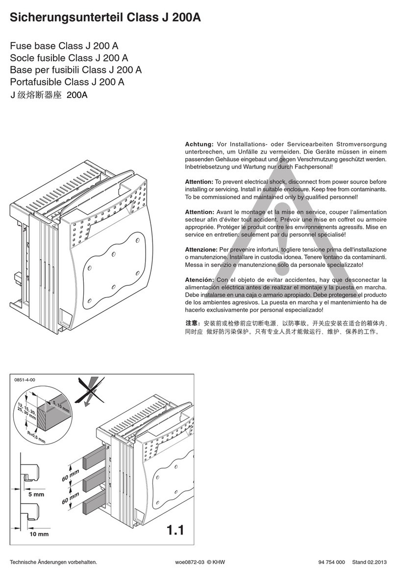 Wöhner QUADRON 60Classic User manual