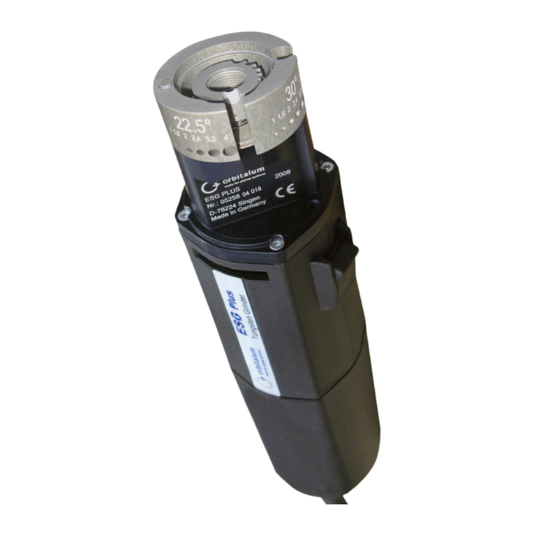 Orbitalum ESG Plus Translation of original operating instructions