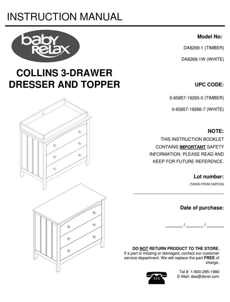 Baby Relax DA8269-1 instruction manual Baby Relax DA8269-1 instruction manual
