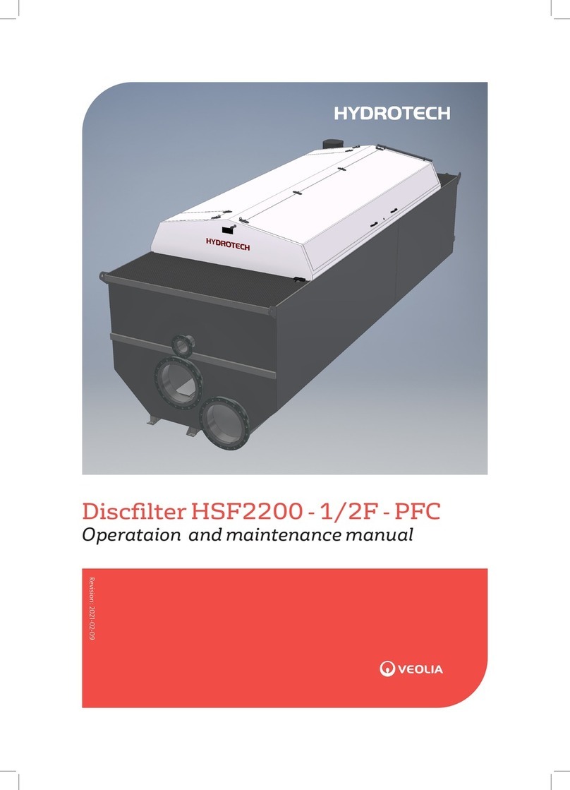 Veolia HYDROTECH HSF2200-1F-PFC User manual Veolia HYDROTECH HSF2200-1F-PFC User manual