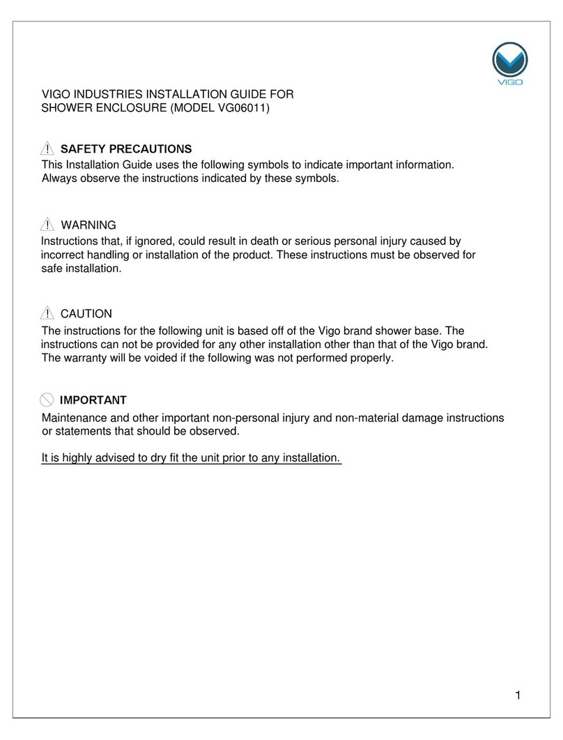 VIGO VG06011 User manual