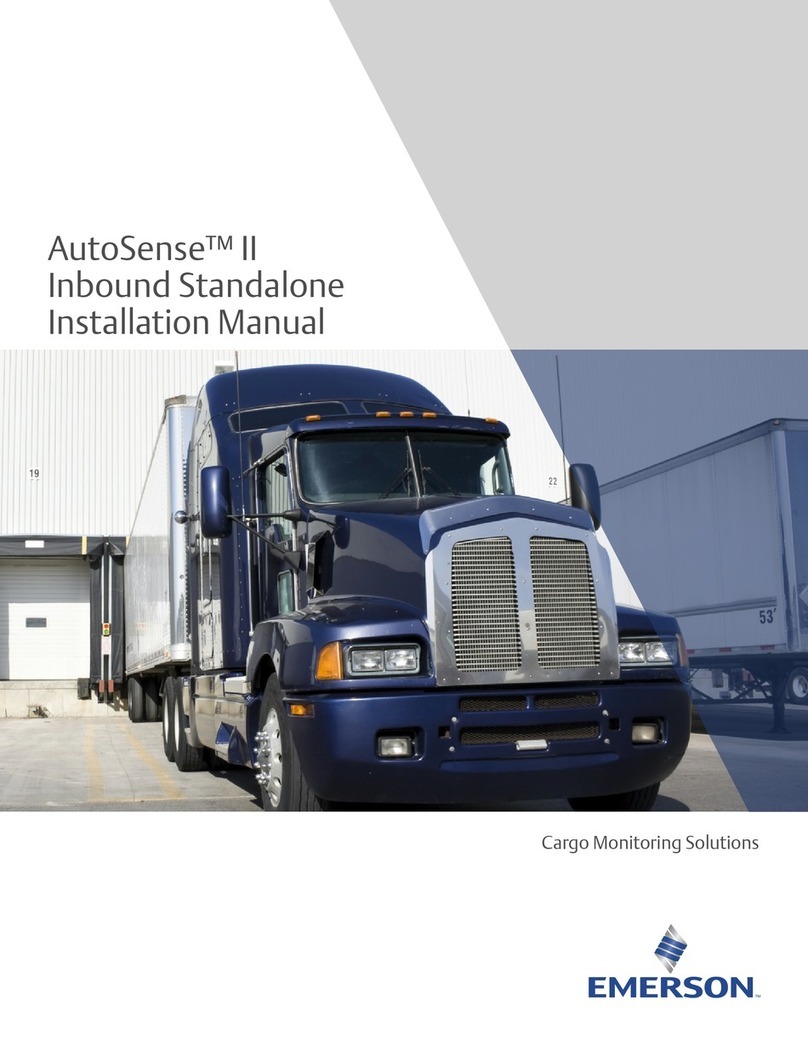 Emerson AutoSense II Inbound Standalone User manual