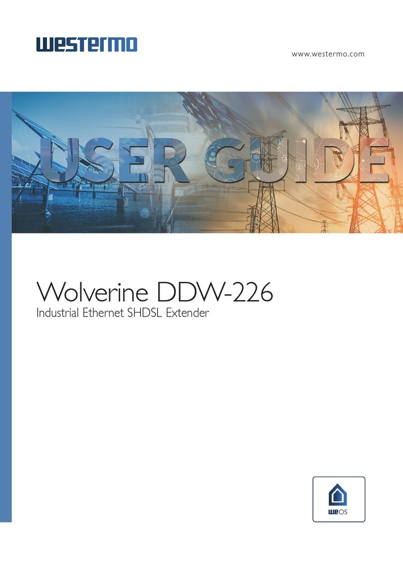 Westermo Wolverine DDW-226 User manual