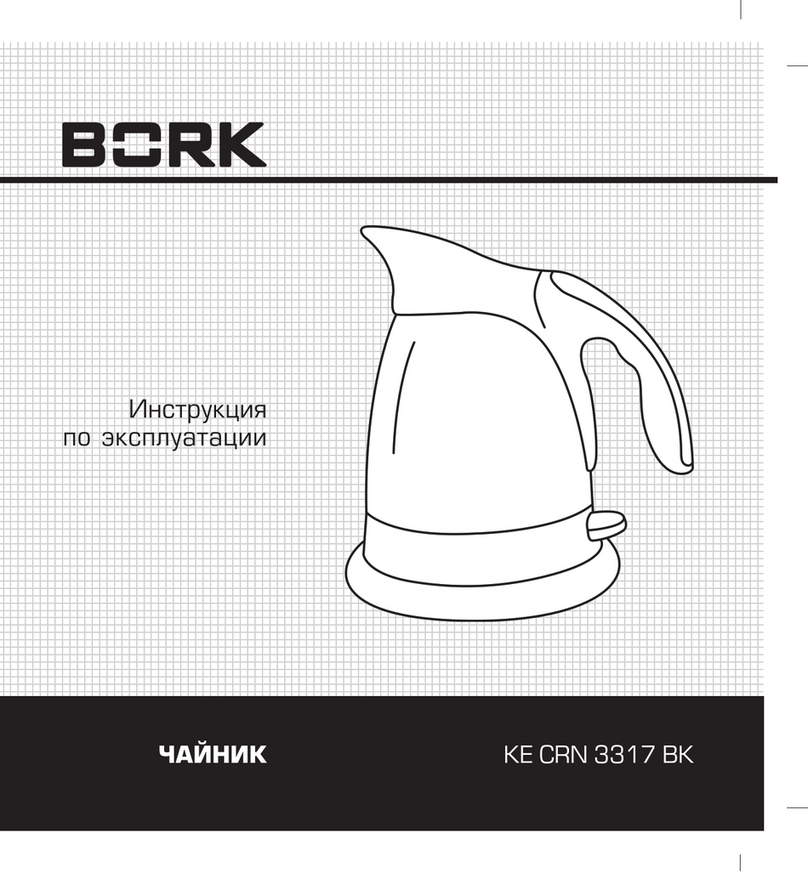 BORK KE CRN 3317 BK instruction manual