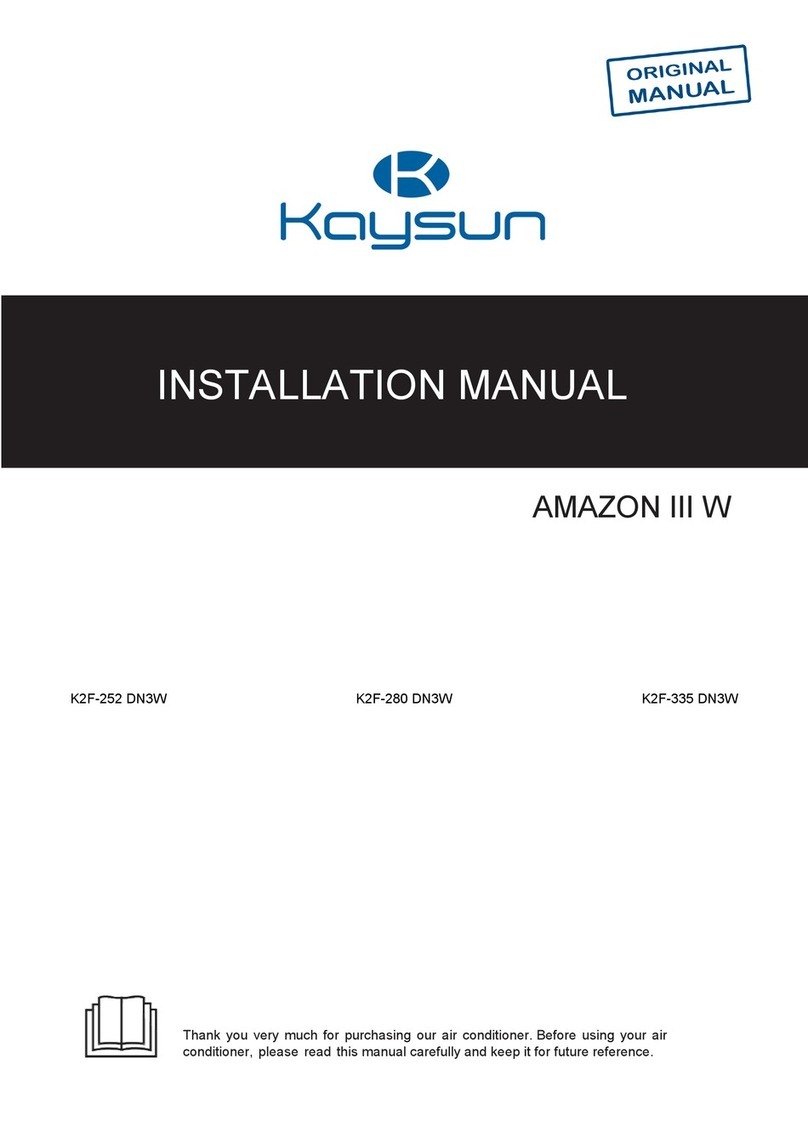 Kaysun AMAZON III W User manual