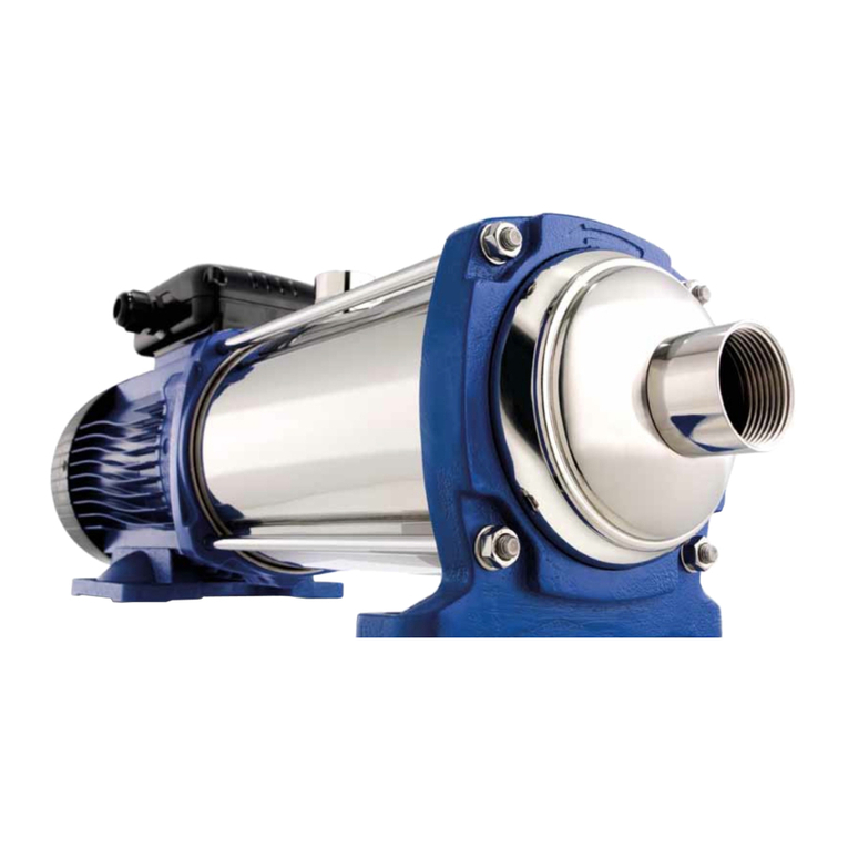 Lowara 5HM12 Installation, operation and maintenance manual
