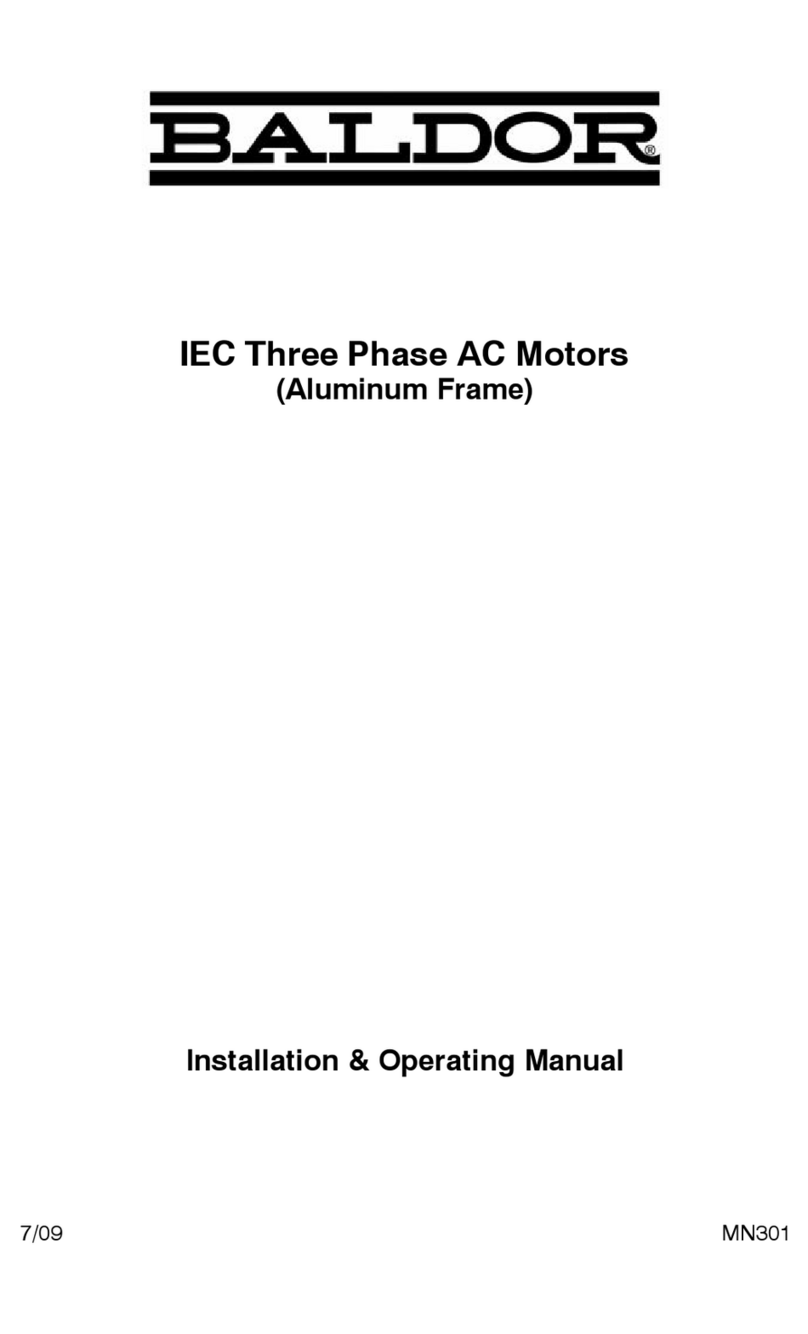 Baldor MN301 Installation instructions