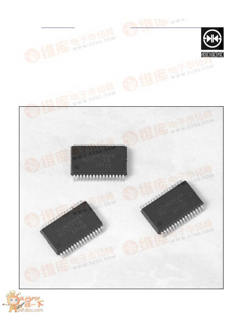 Shindengen MD3221N Applications manual