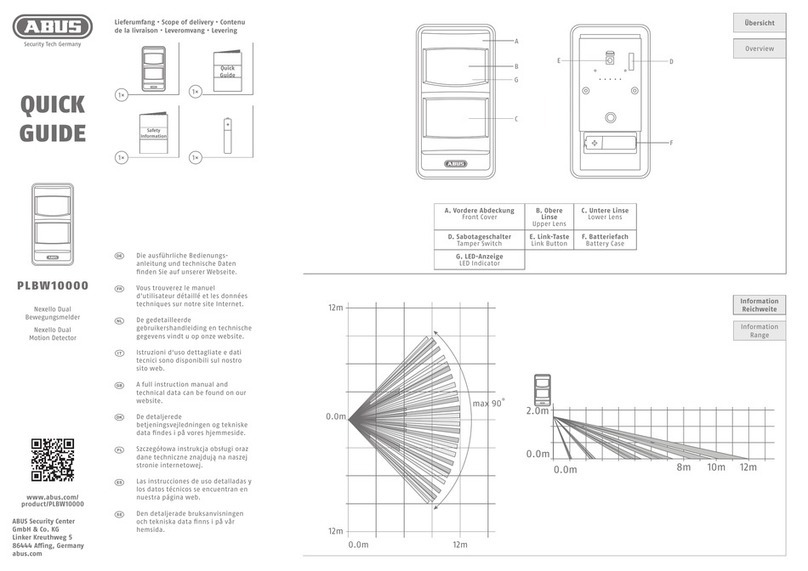 Abus PLBW10000 quick guide