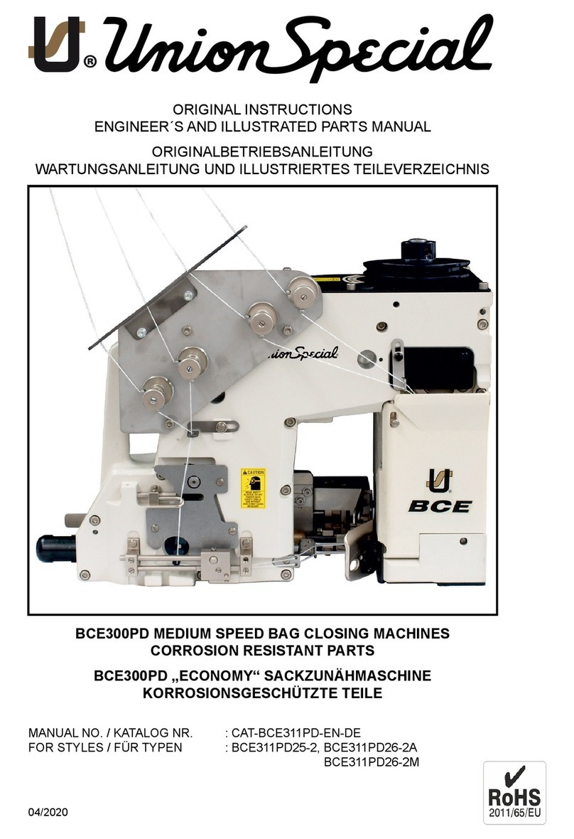 UnionSpecial BCE300PD Original instructions