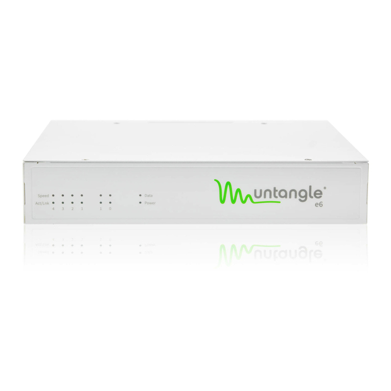 Untangle e6 Setup guide