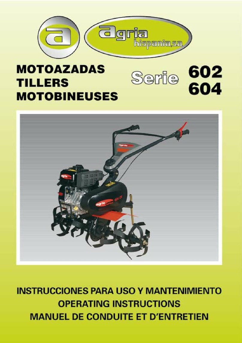 Agria 602 Series operating instructions
