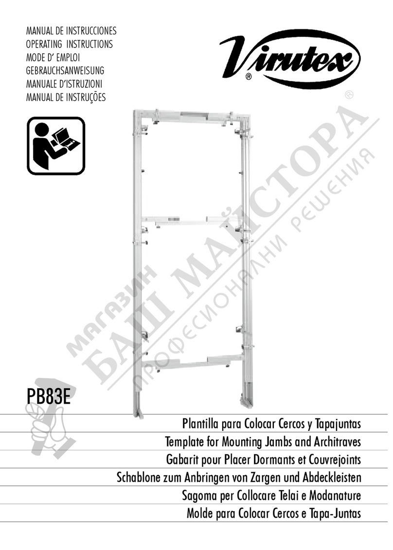 Virutex PB83E operating instructions